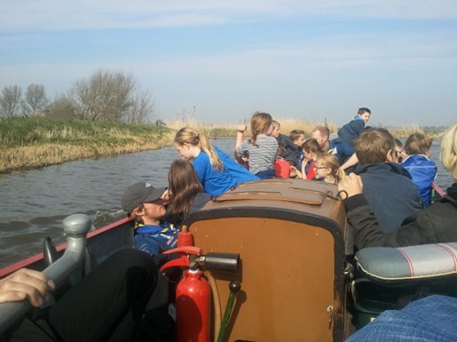 Lekker varen in de Langedijker van Kees.