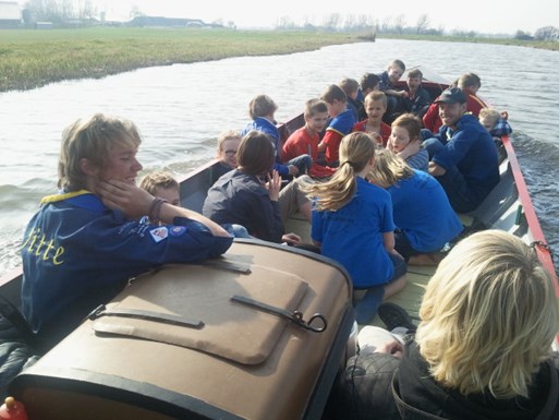 Lekker varen in de Langedijker van Kees.